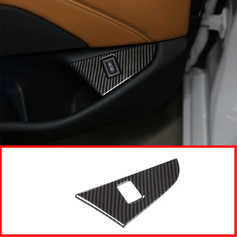 

Для BMW 5 серии G30 528li 530li 2018 автомобильные аксессуары из углеродного волокна ABS хром внутренняя задняя дверь рамка для переключателей, крышка, накладка LHD