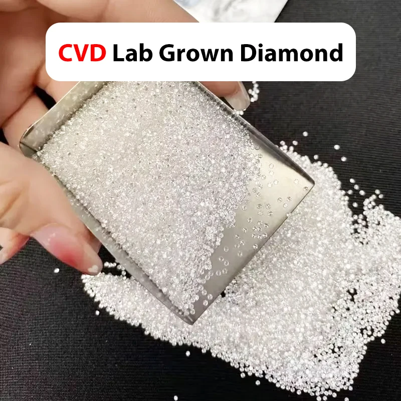 

Небольшой выращенный в лаборатории бриллиант HPHT D VVS Melee Diamond 0,7 мм 1 мм 2 мм 3 мм Боковой бриллиант оптом Крошечный бриллиантовый боковой камень