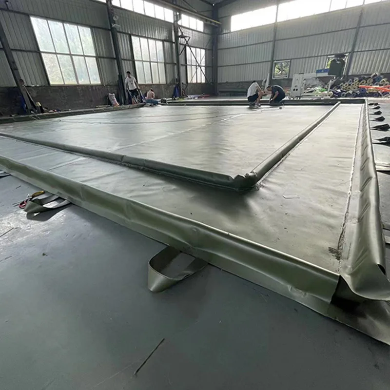 Oil Protection Pool Cofferdam Oil Protection Pool Manufacturer Customization Foldable Portable PVC Software Oil Protection Pool