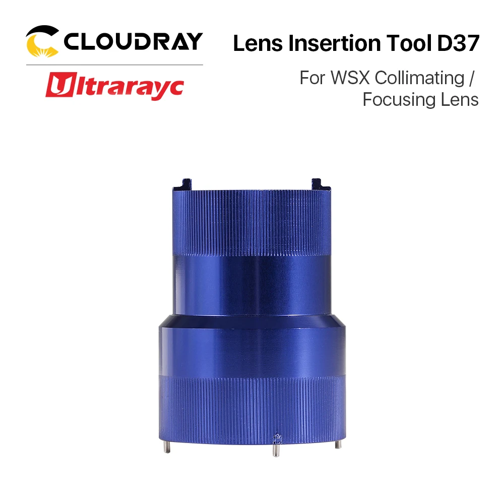 Ultrarayc WSX Laser Đầu Ống Kính Chèn Vào Dụng Cụ Cho D37mm Tập Trung/Collimating Ống Kính Loại Bỏ Và Lắp Đặt