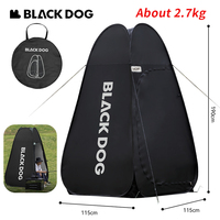 Naturehike BLACKDOG Portable Pop-Up Shower Tent Waterproof Silver-Coated Oxford Outdoor Fishing Changing Privacy Mobile Toilet