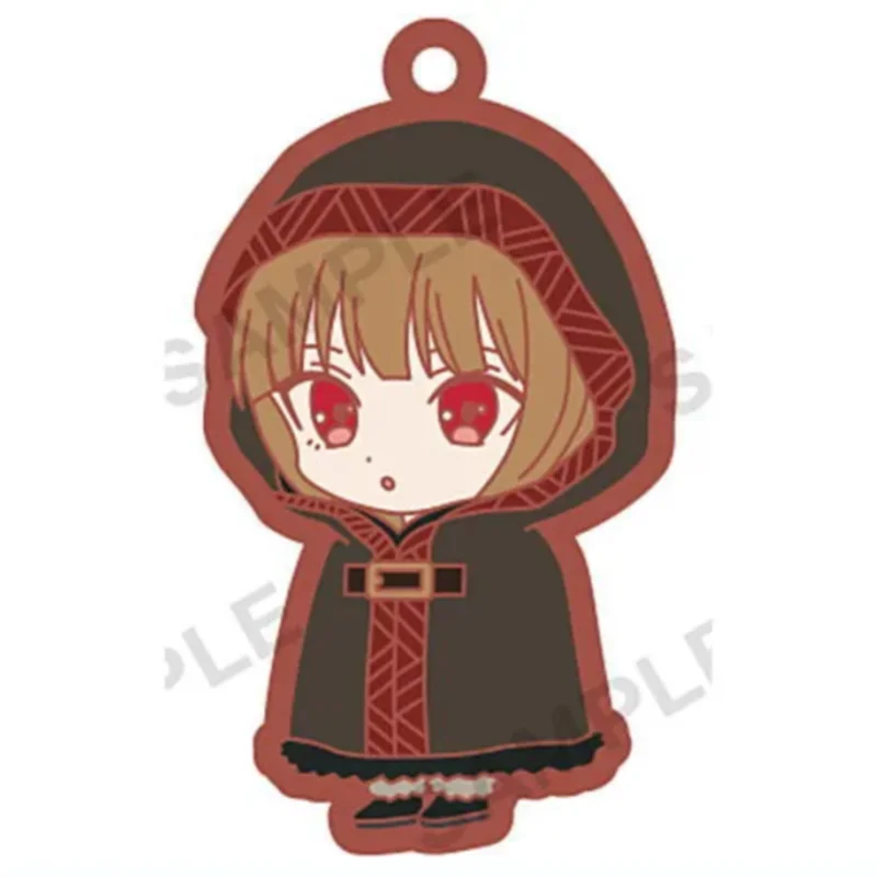 ญี่ปุ่น Bushiroad Gashapon แคปซูลของเล่นหมาป่าและเครื่องเทศจี้ยางจี้ Series Two