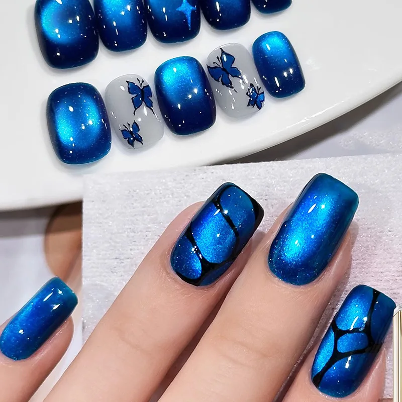 BORN PRETTY 10ml Rhine Lake Glasperlen-Katzenaugen-Magnetgel-Nagellack Funkelnder Kristall Semi-Permanenter Lack Abziehbarer UV-LED-Gel – Detail 2