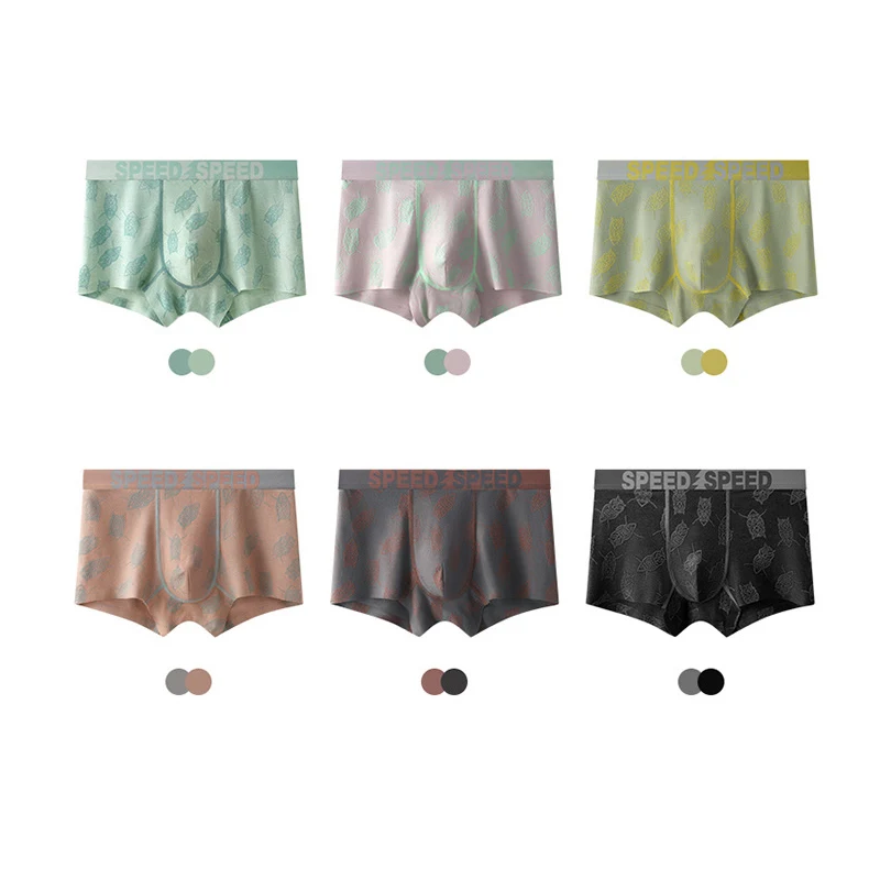 Nuovo Xiaomi Biancheria Intima di Cotone da Uomo Boxer Slip 3D Morbido E Confortevole Traspirante Mutandine Jacquard Nessuna Traccia Batteriostatica