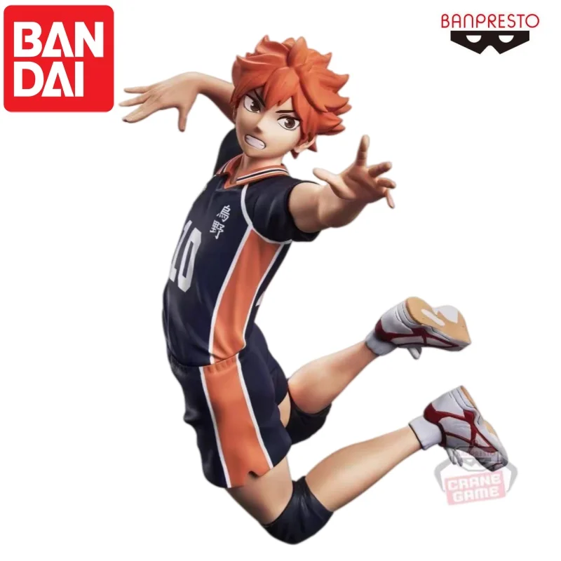 Bandai Banpresto Haikyuu Hinata Shoyo personajes de Anime estatua modelo adornos de garaje figura de acción Original coleccionable en Stock