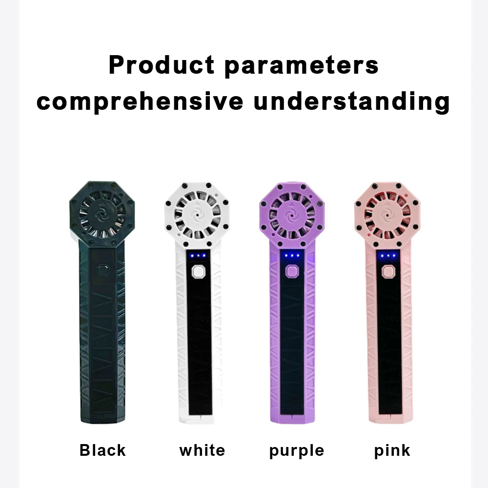 Air blower 140000RPM Turbo Jet Fan Brushless Motor Handheld Duct Fan 52M/S Portable Type-C Charging with Power Display ventilado