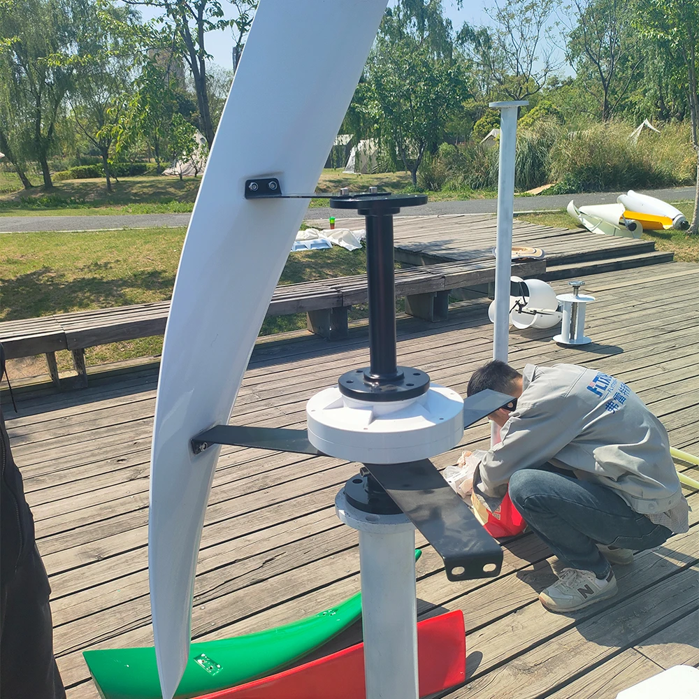 Low Wind Speed Up 30KW 24V 48V Wind Turbine Generator With MPPT Charge Controller And Off Grid SystemFor Marine and Land