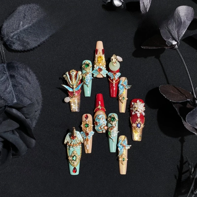 

Wearing armor, eleven fingers flowing hemp rotating wedding armor