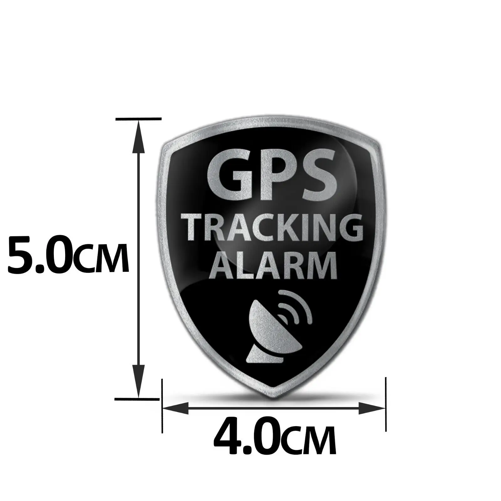 3D Dome Sticker Aufkleber GPS Tracking Badge Schwarz Motorrad Helm Auto Tuning Styling Resin Decals Customizing with Pictures