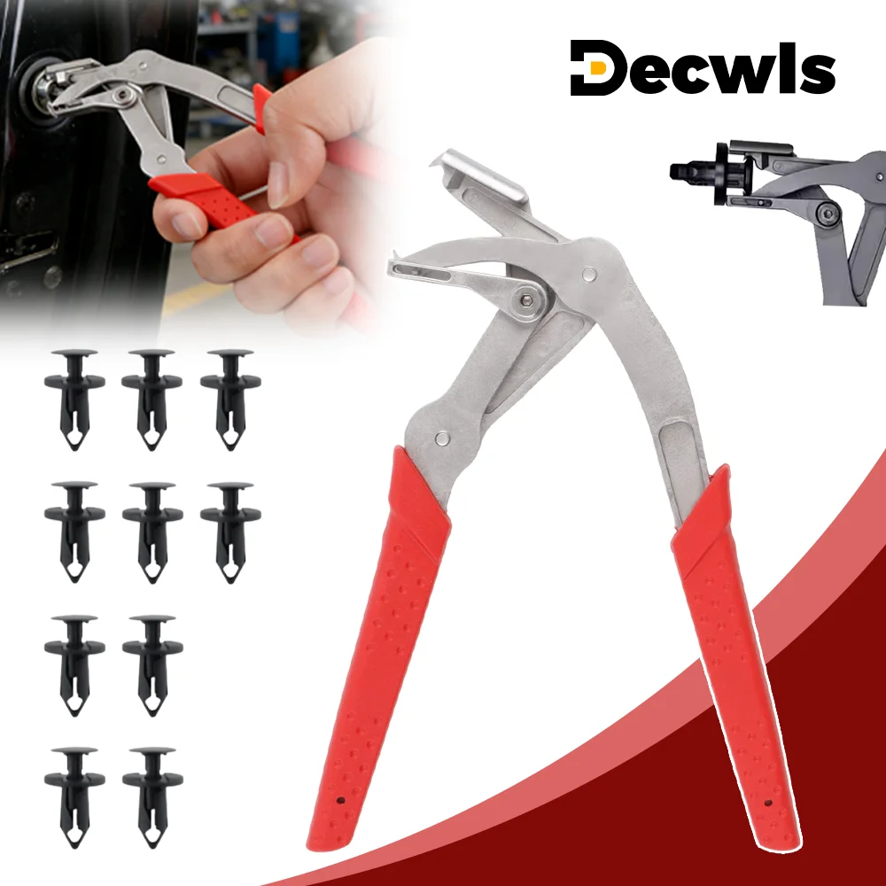 

Auto Trim Clip Removal Pliers Universal Car Door Panel Fastener Puller Tool Non-Slip Handle Damage-Free Disassembly Repair Tool