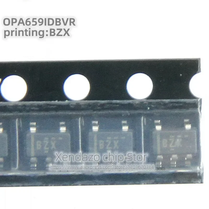 5pcs/lot OPA659IDBVR OPA659IDBVT OPA659I Silk screen printing BZX SOT23-5 package Operational amplifier chip