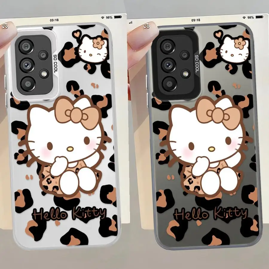 Cute Sanrio H-Hello Kitty Case for Samsung Galaxy A15 A16 A56 A23 A12 A72 A71 A14 A51 A04 A17 A54 A26 A50 A34 A37 A57 A25 A31