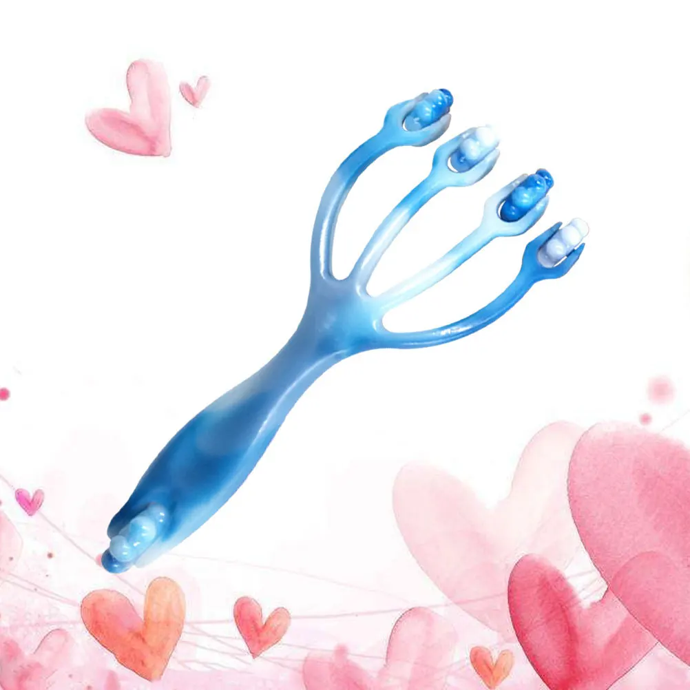 

Ручной роликовый массажер для головы всего тела, массажер для шеи, когтей для рук, ног, массажер для тела, портативный компактный дизайн