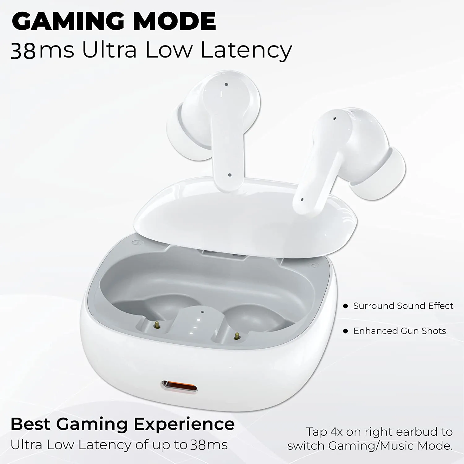 Beatfade A8 PRO auricolare Bluetooth Gaming auricolari Wireless 5.3 ENC cuffie con riduzione del rumore auricolari Stereo HIFI a bassa latenza