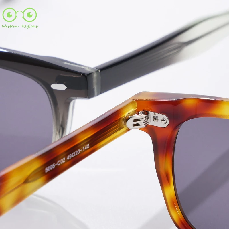 여름 야외 사이클링 레트로 패션 선글라스 순수 수제 고품질 남녀 공용 선글라스 uv400 보드 안경