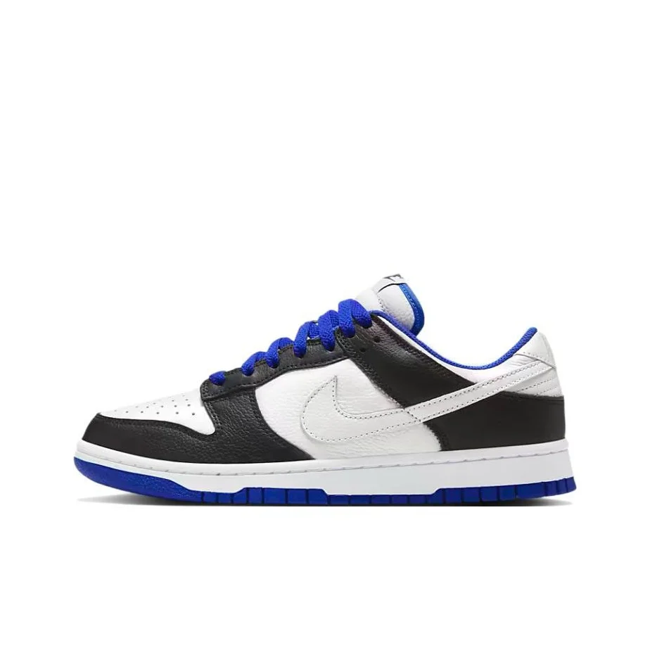 chaussures-de-skateboard-nike-dunk-unisexes-basses-blanc-noir-bleu-fd9064-110