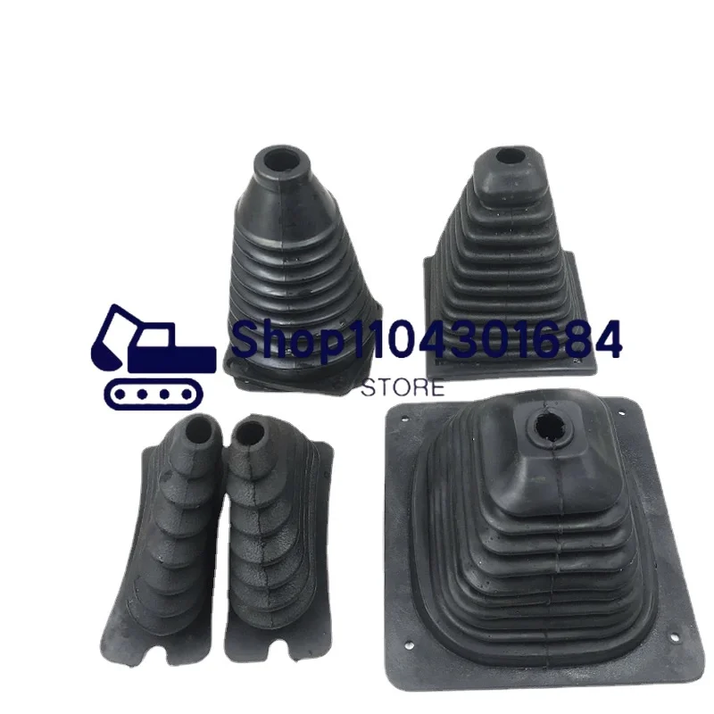 Gear Shift Collars Dust Cover  for Shandong Small Loader Shift Hydraulic Multi-way Valve Control Lever Rubber Sleeve Mud