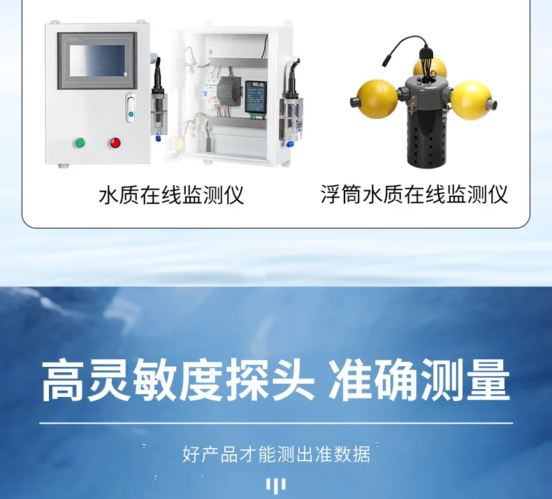pH meter fluorescence method dissolved oxygen residual chlorine turbidity conductivity ORP water quality sensor transmitter