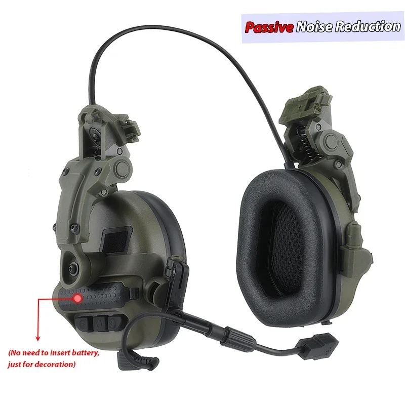 ARM NEXT Tactical Headset Without Pickup and Active Noise Reduction Helmet Version Shooting Earphone Communication headphones