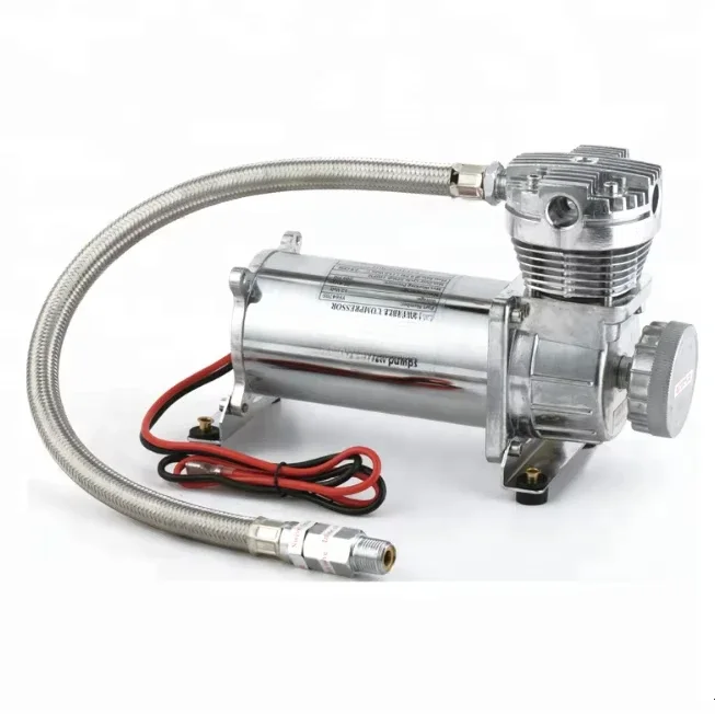 200 psi 12v Air Ride Compressor 480c Piston Air Suspension Compressor for Air Ride Suspension Bag