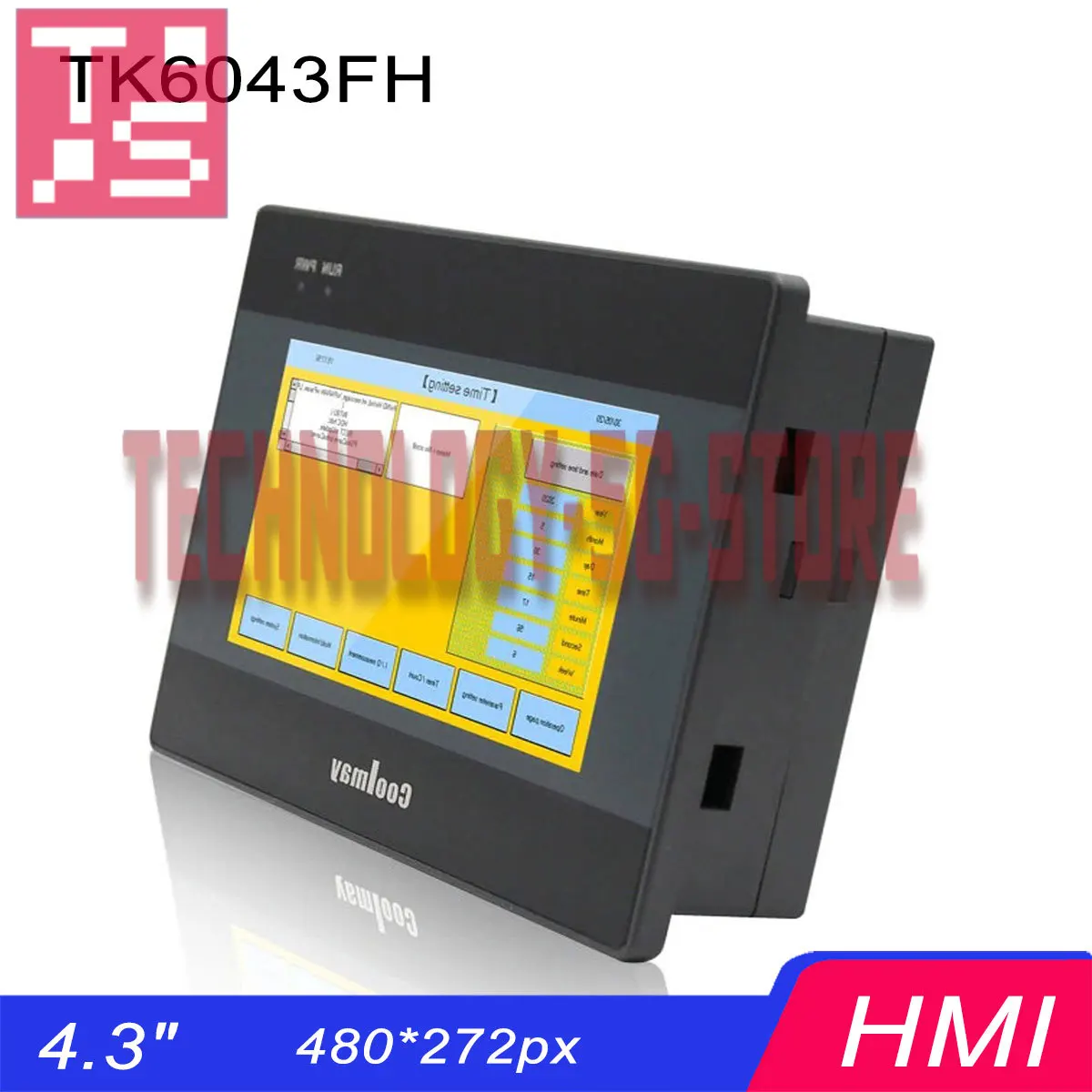 

Coolmay Hmi Display Screen Panel 4.3 Inch TK6043FH 408MHz Human Machine Interface Display Calendar Support All PLC