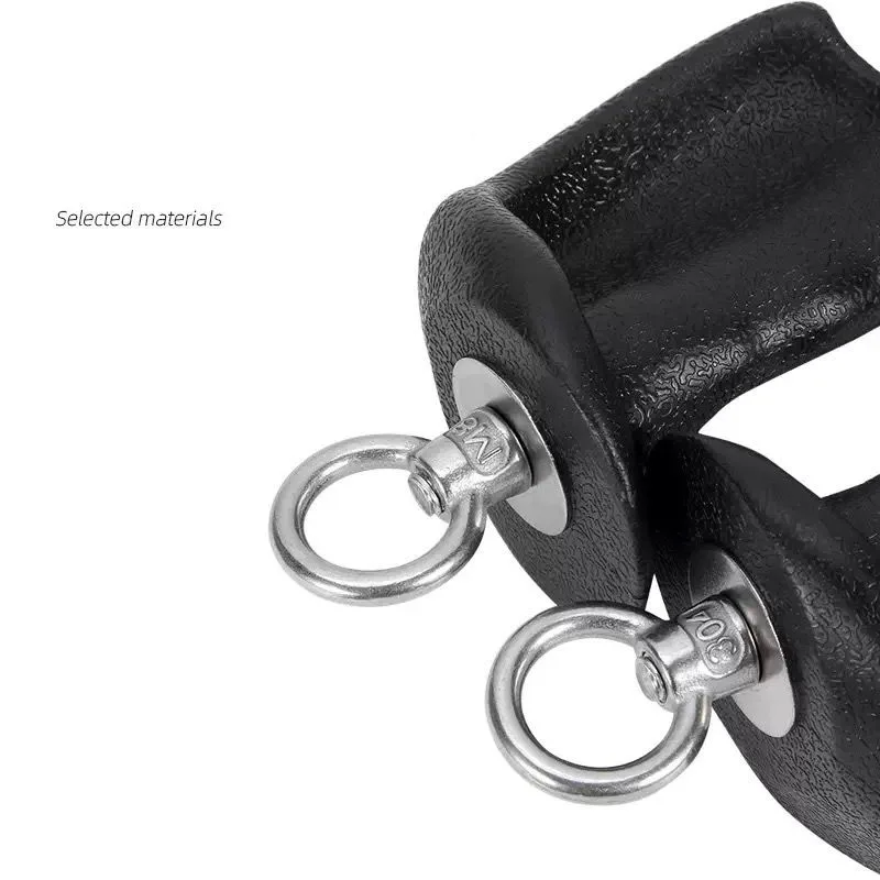 Ergonomic Tricep Rope Pulldown Attachments, Versatile Triceps Rope Cable Attachments for Gym LAT Pull Down Bar for Cable Machine
