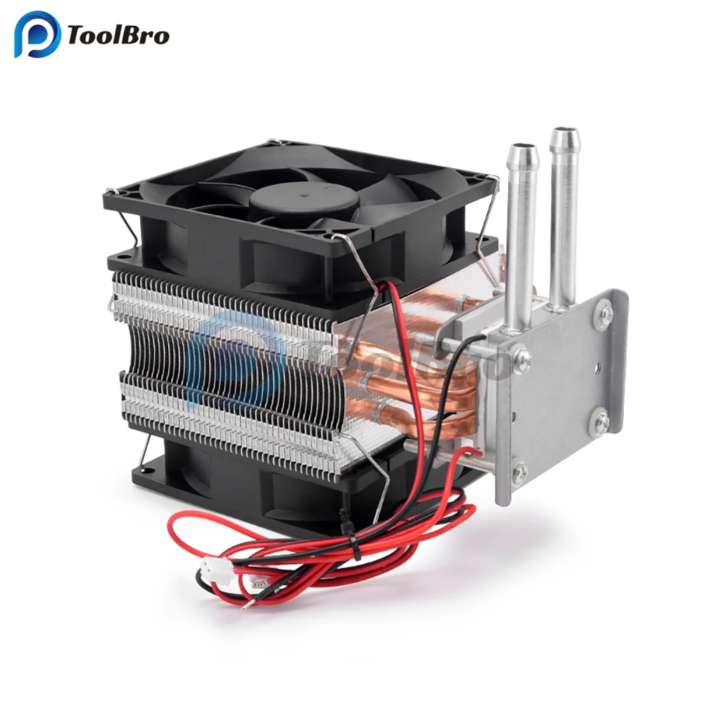 120W 12V 15-20A Peltier Cooler Semiconductor Refrigeration Cooling System Water Cooling Hydrocooling Conditioner for Fish Tank