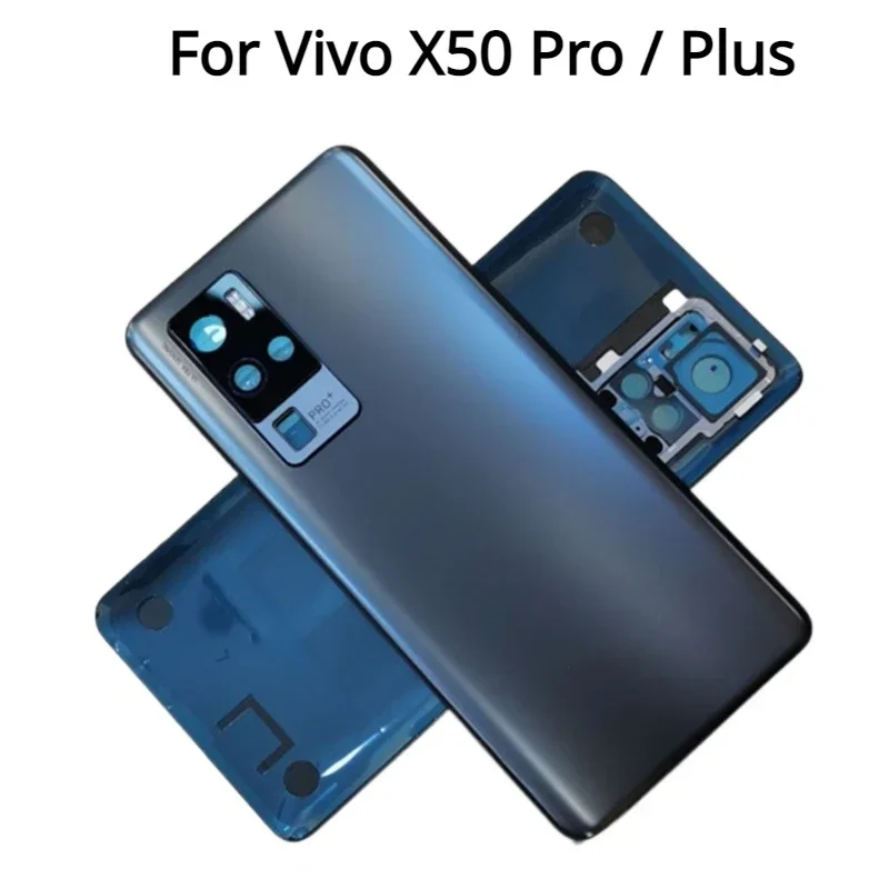 

6.56" For Vivo X50 Pro Plus Back Battery Cover Rear Housing Door Glass Case for vivo X50 Pro plus Battery Cover Replacement