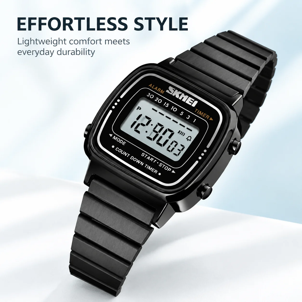 SKMEI Fashion Sport Watch Women Top Brands Luxury 3Bar Waterproof Ladies Watches Small Dial Digital Watch Relogio Feminino 1252