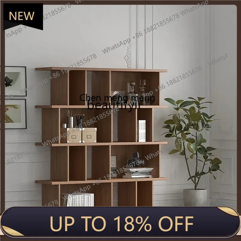 

P178 Nordic Solid Wood Bookshelf Simple Modern Study Living Room Multi-Layer Display Decoration Bookcase Shelf