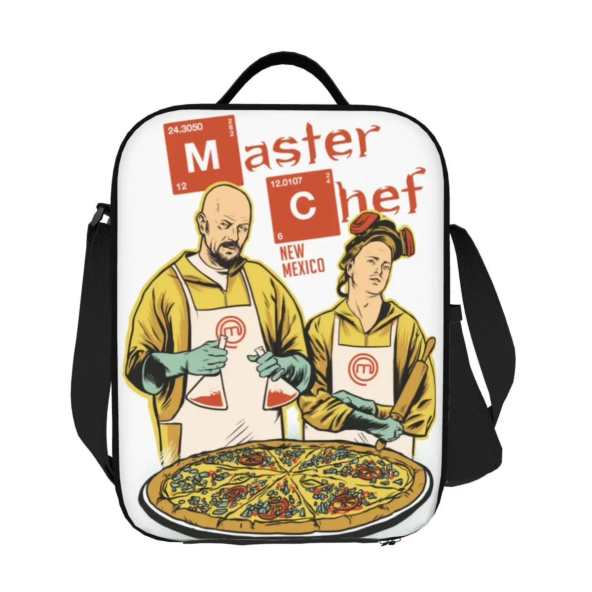 Breaking Bad Walter White Cook Meme Insulated Lunch Bags for TV Show Heisenberg Cooler Thermal Food Bento Box Outdoor Travel