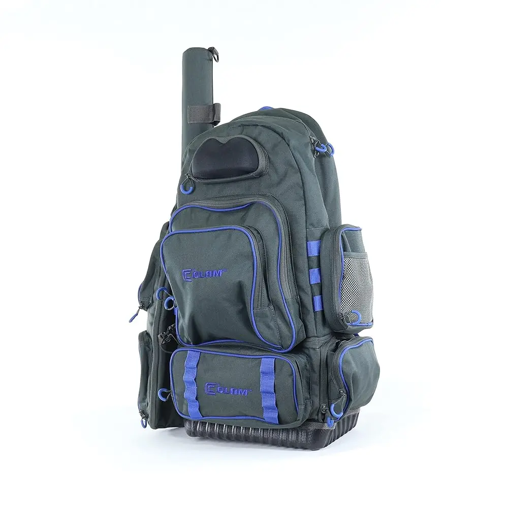 

Ultimate Ice Fishing Backpa – Heavy-Duty 600D Shell, Rod & Tackle Storage, Fits Vexilar & Electronics For Ice Anglers