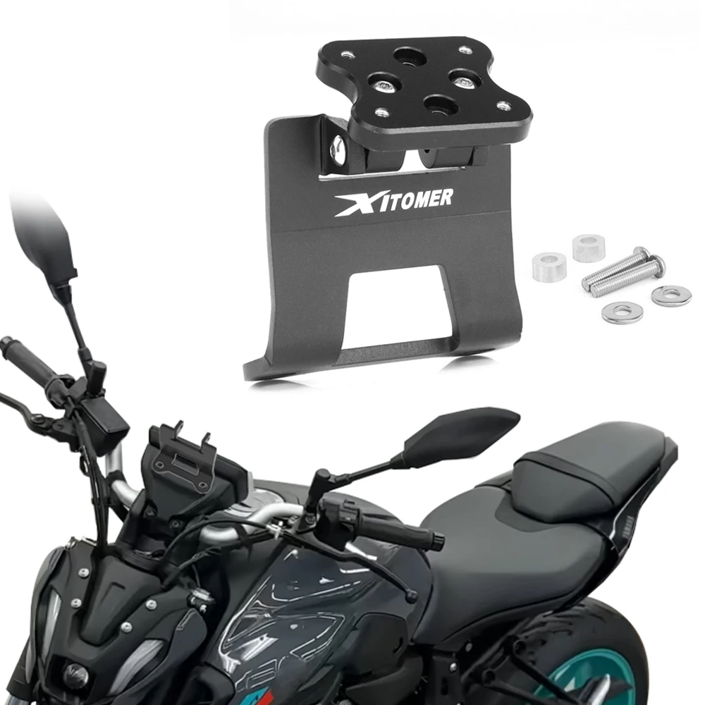 Fit For Yamaha MT-07 / ABS 2023-2024 MT07 ABS Motorcycle Navigation Bracket GPS Phone Navigation Mounting Bracket Stand Holder