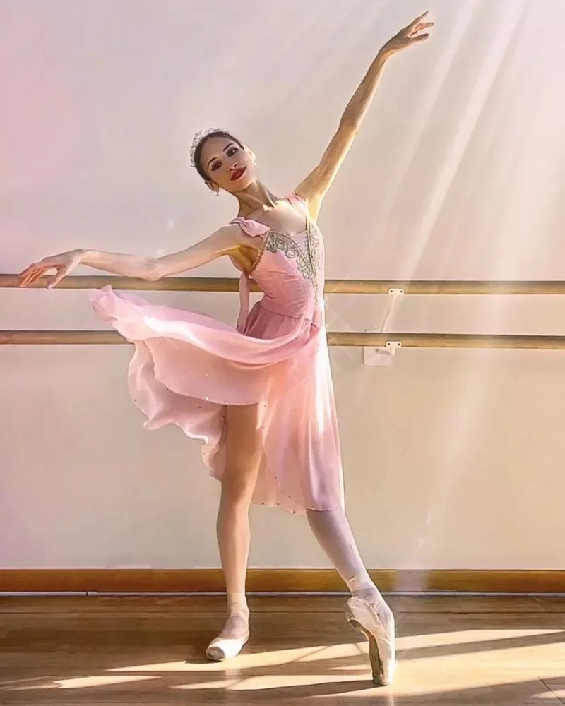 زي الباليه فستان كيوبيدكوبيد أزياء الرقص الغنائي