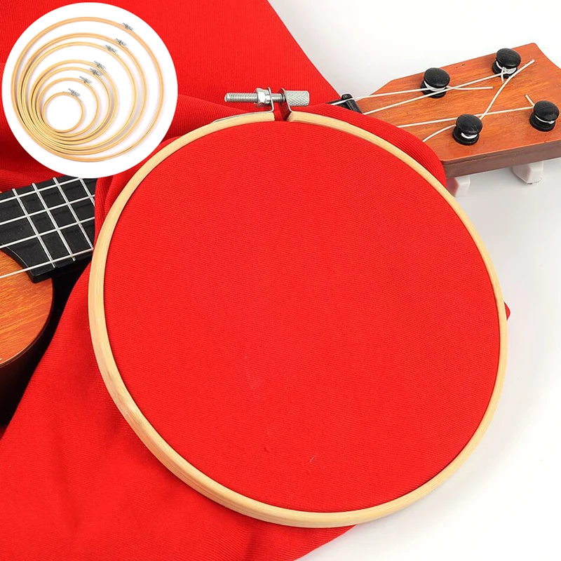 Nieuwe milieuvriendelijke kruissteek hoepel gereedschap bamboe borduurwerk bandage verstelbare DIY borduurwerk schilderij naaiset