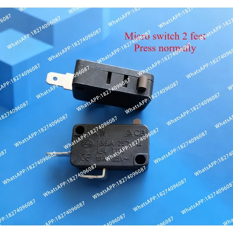 2pcs High  and high temperature resistant micro switch accessories are suitable for air fryer microwave oven silver dot KW