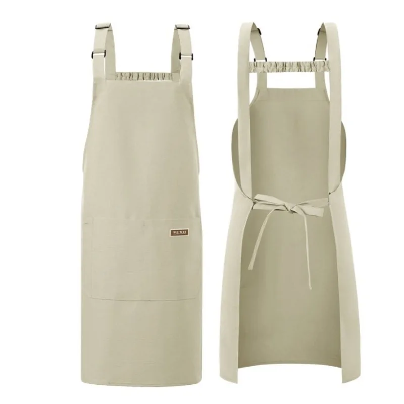Custom H-Back Apron with Pocket Waterproof Work Kitchen Apron for Flower Shop, Bakery, Nail salon, Coffee shop Logo Custom Apron