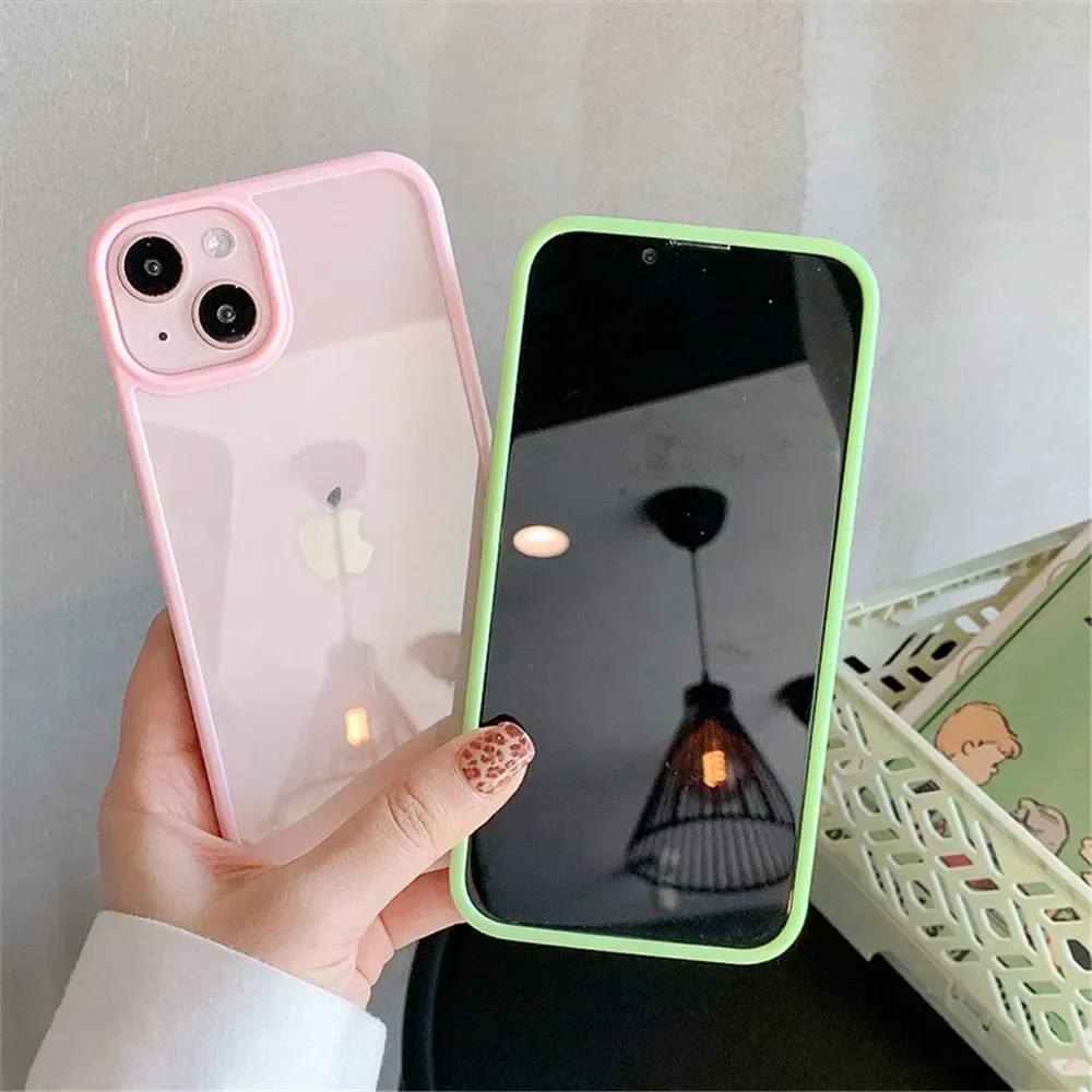 Advanced anti fall phone protective case For iPhone 15 14 11 12 13 Pro Max X XS XR 8 7 Plus Transparent Protection Back Cover image 2