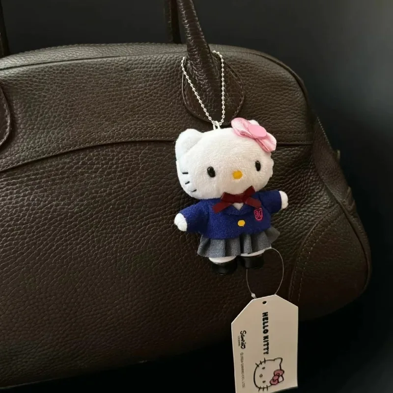 

2025 New Korean College Sister Hello Kitty Limited Edition Bag Pendant School Bag Small Accessories Doll Dolls Student Cute