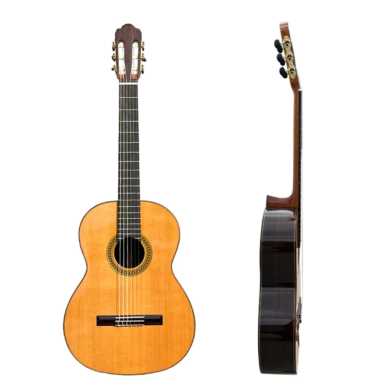 

Replica Hauser Classical Guitar High Grade Outstanding Workmanship All Solid Vintage Guitar