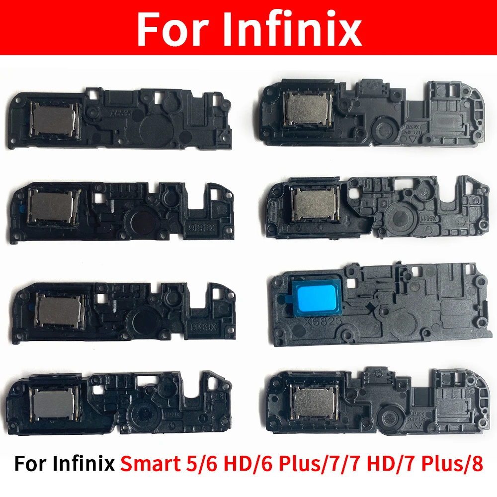 NEW Loudspeaker For Infinix Smart 4 5 6 7 HD 8 Plus Loud Speaker Buzzer Ringer Replacement Accessories Parts