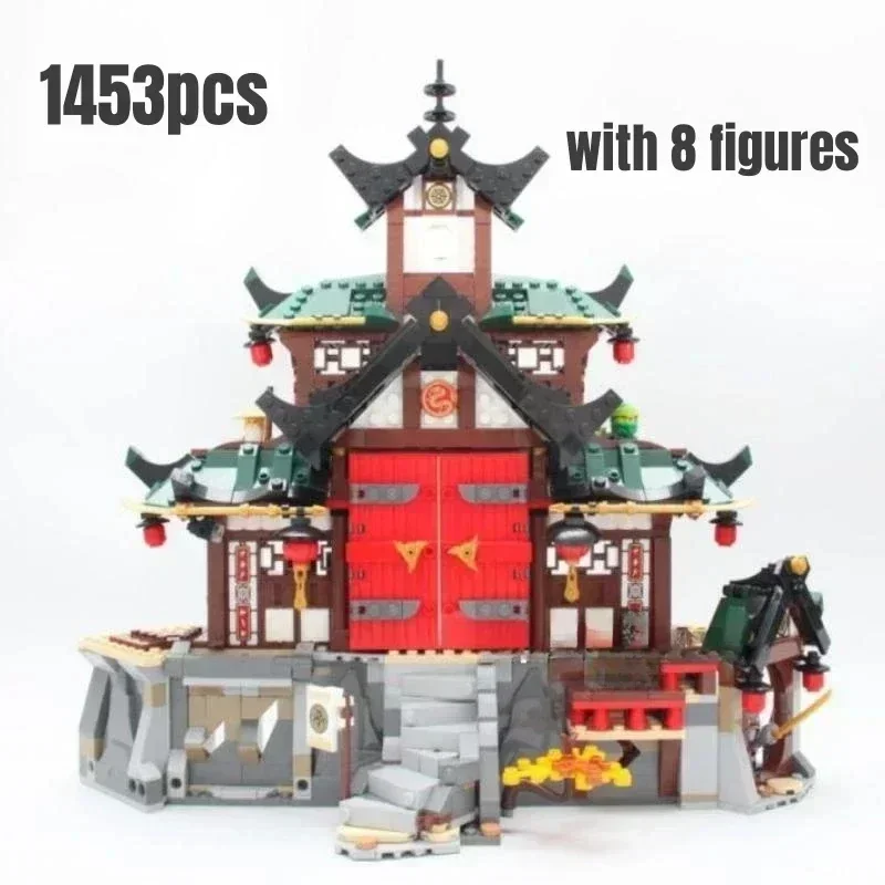 1453 Stück Dojo Temple Bausteine FIT 71767 Modell Ziegel Spielzeug für Kinder Geschenk