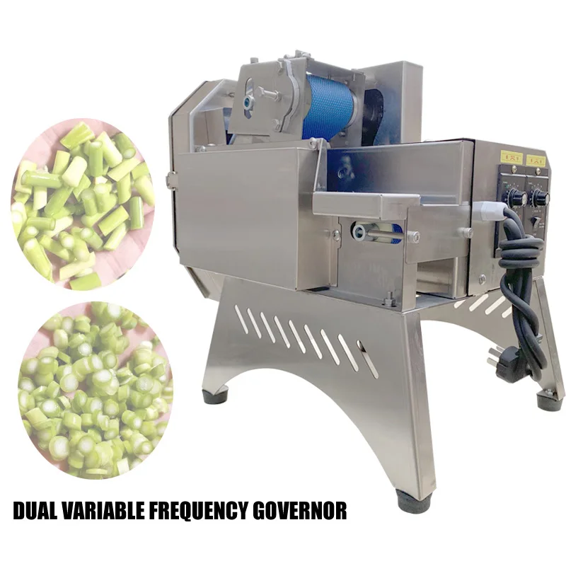 Household Electric Scallion Cutter Multi Cutting Modes Slice Shred Segment Commercial Vegetable Cutting Machine