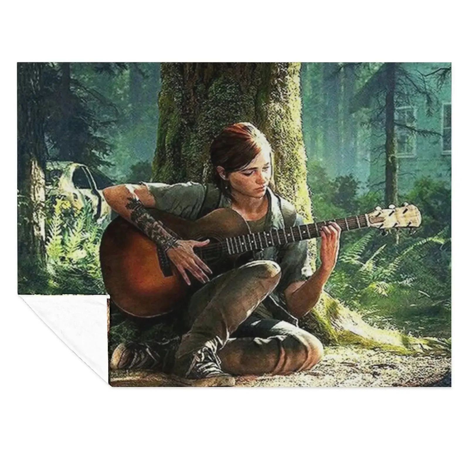 

Playing Guitar Throw Blanket Blankets For Sofas Thins for winter Sofa Blankets