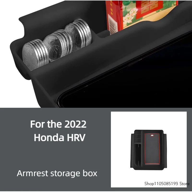 Suitable for the 2022 Honda HRV central control storage box, VEZEL armrest storage box interior