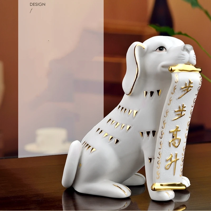 

0017 Creative Birthday Gift Twelve Zodiac Animal Room Desktop Decoration Ceramic Handmade Crafts Birthday Gift Pottery Kiln