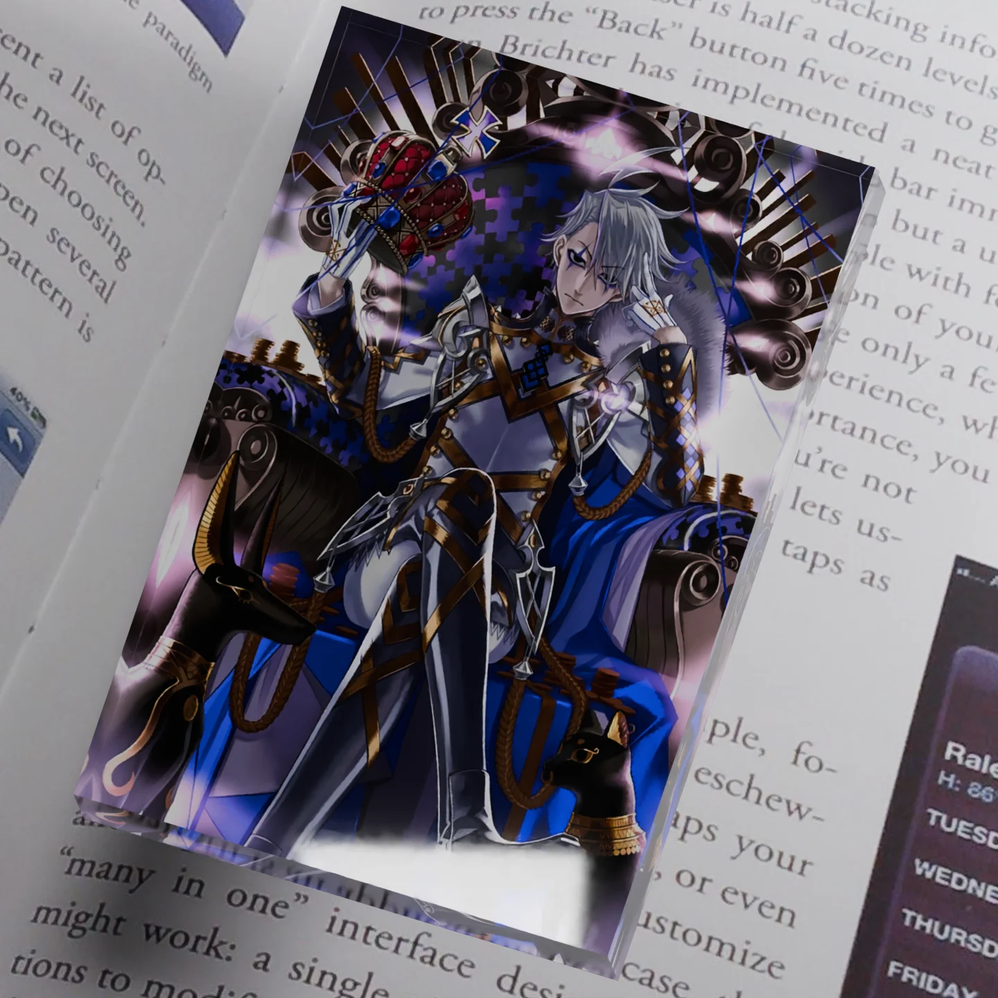 Custom Acrylic Photo Block Fate Grand Order Moriarty FGO Figure Stand Print Your Image Game Merch Husbando Desk Decor Gift