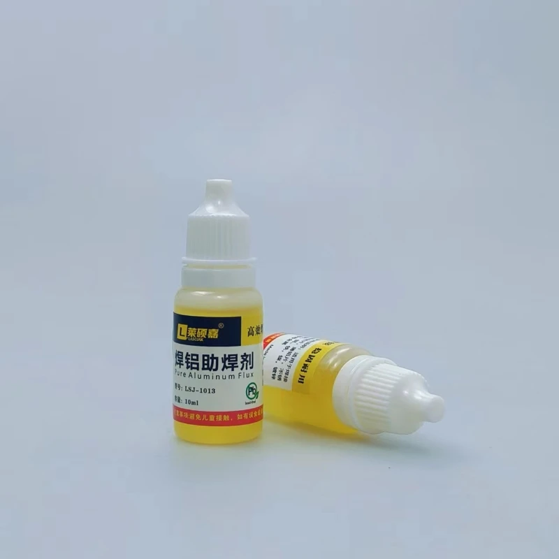 10ml/Bottle high-quality No-clean Aluminum Liquid Flux Wash Free Soldering Flux Metal Solder Odorless Liquid Soldering Oil