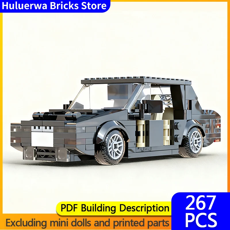 

Speed Racing Car Model MOC Building Bricks Lagonda Classic Limousine Modular Technology Children Holiday Gifts Assemble Toy Suit