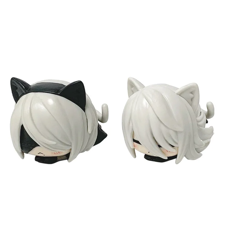 NieR: Automata Q Versione Bambole Modello in PVC Giocattoli Figura Anime Decorazione da scrivania Modello Figurine carine Ornamenti Regali creativi Accessori